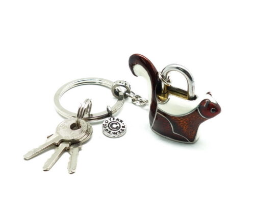 Loyfar Artisan Pewter | Loyfar collection co.,ltd. | Padlock, Squirrel