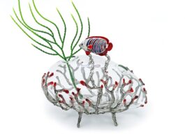 Ceramic Vase, Fish (SIZE M)