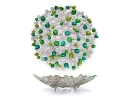 Platter, Hibiscus Leaves (Size L)