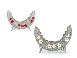 Object, Frangipani-Moon Half Shaped (Size S)