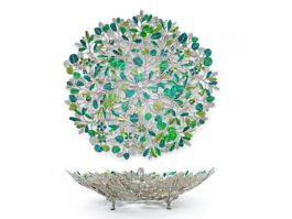 Platter, Botanical Leaves (Size L)