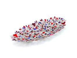 Tray, Tropical Leaves