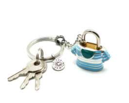 Padlock, Striped Shirt