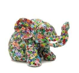 Sitting baby elephant coloring Size 18x28x18cm.